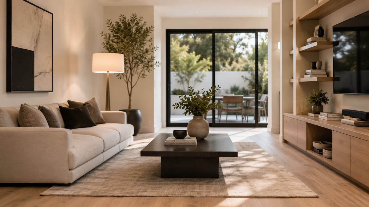Beautifully maintained West Valley Arizona living room — the result of a Cleaning By Kandi visit